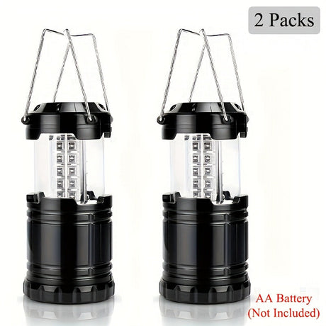 LED Emergency Lantern Set  Foldable 30-LED Outdoor Lights - Detailed view