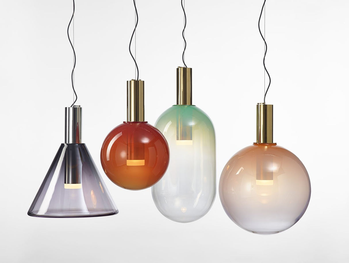 Modern Glass Pendant Light Gradient Color Collection - Product detail 7