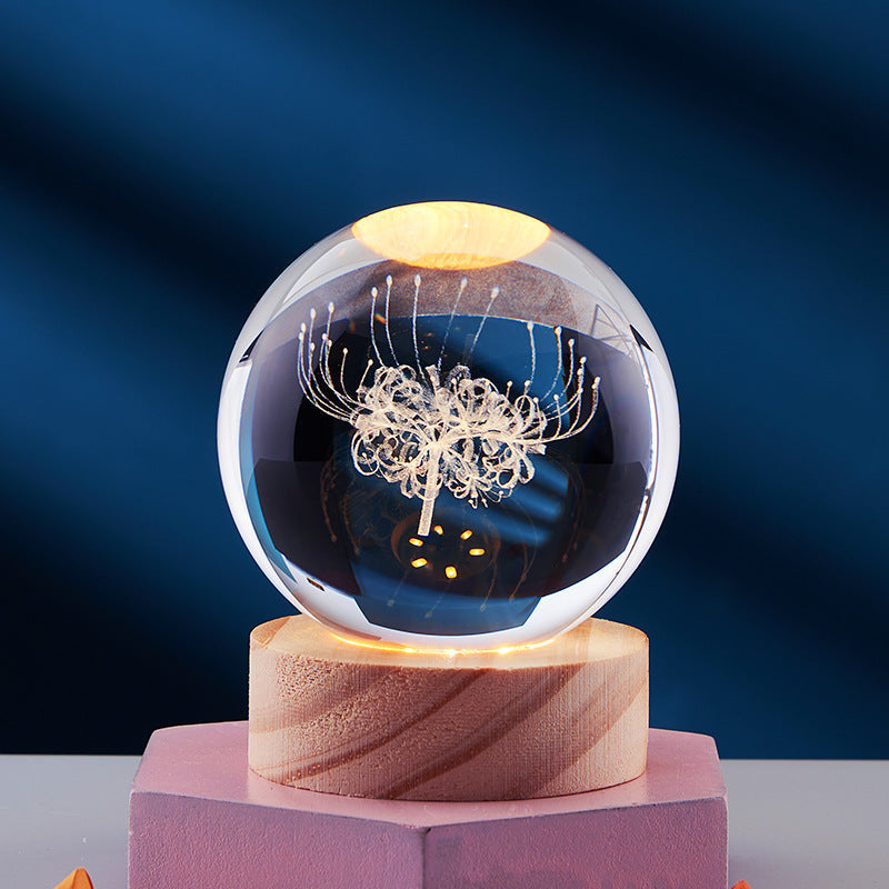 Galaxy LED Night Light Crystal Ball Universe Design - Product detail 7
