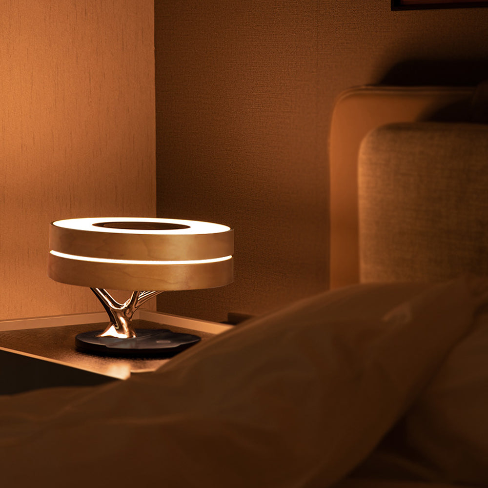 Modern Smart Desk Lamp  LED Speaker With Wireless Charging - Product detail 16