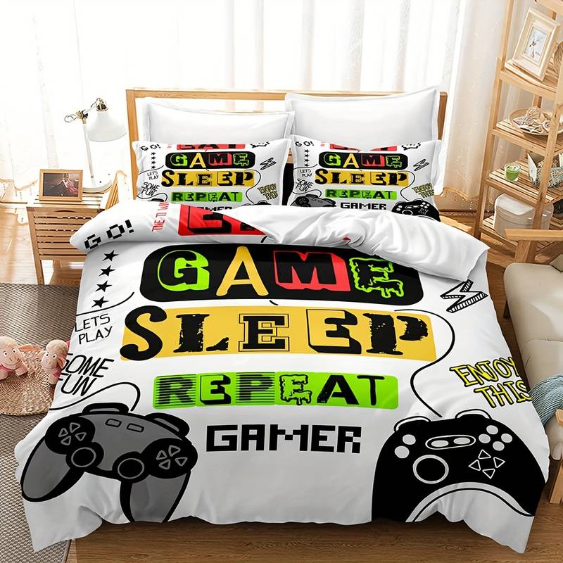 Gaming Bedding Set  Modern Controller Design Pattern - Product example