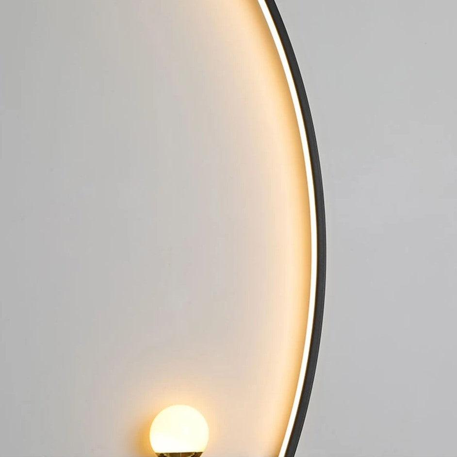 Curved LED Wall Lamp Modern Minimalist Design - Product detail 5