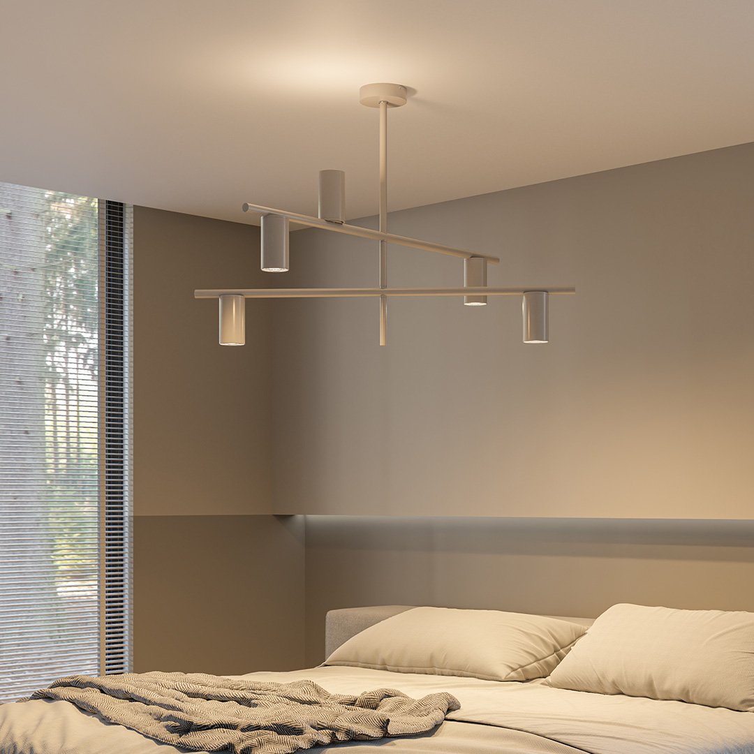 Modern LED Ceiling Light Asymmetrical Cylinder Design - Product detail 4