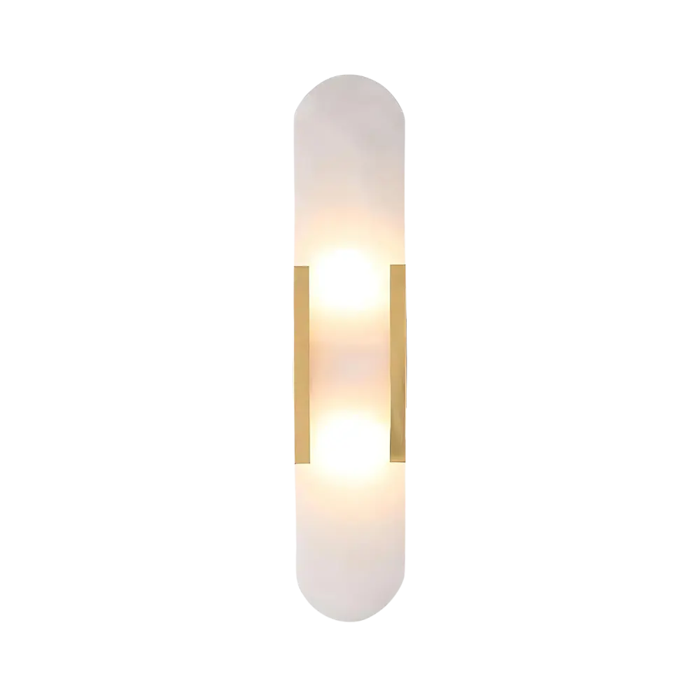 Modern LED Wall Sconce White and Gold Capsule Design - Product detail 7