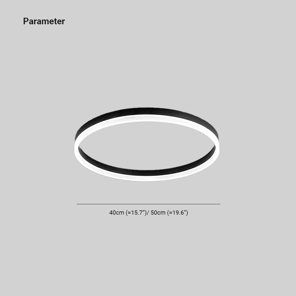 Modern LED Ceiling Light Minimalist Ring Design - Product detail 5