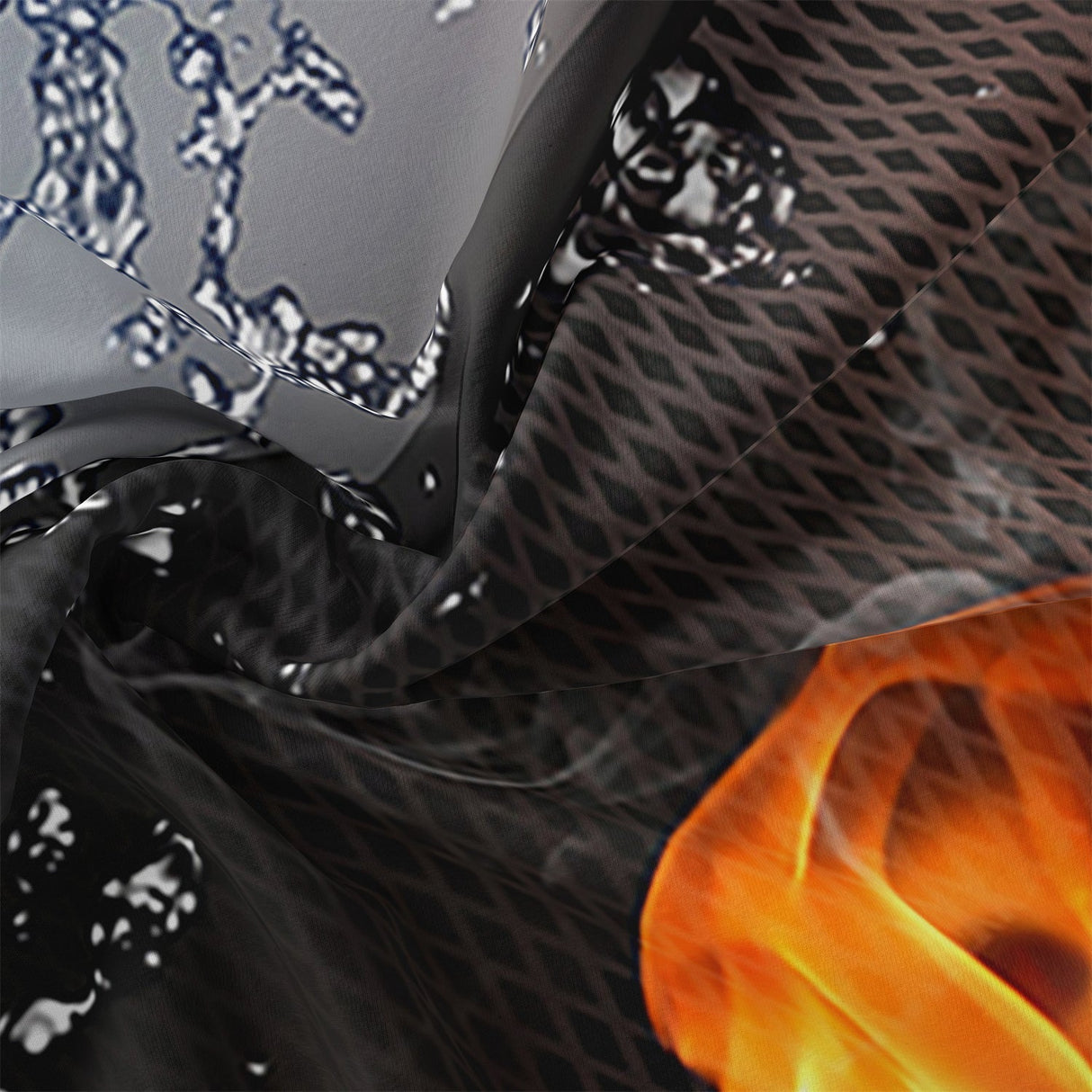 Sports Bedding Set  Fire and Ice Hockey Design - Product detail 4