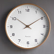 Minimalist Wall Clock  Natural Wood Frame Design - Product detail 4