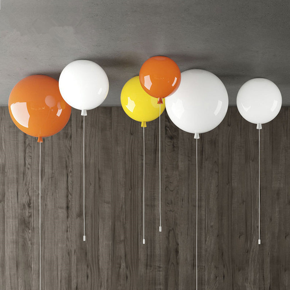 Balloon Ceiling Light Modern LED Multi-Color Design - Detailed view