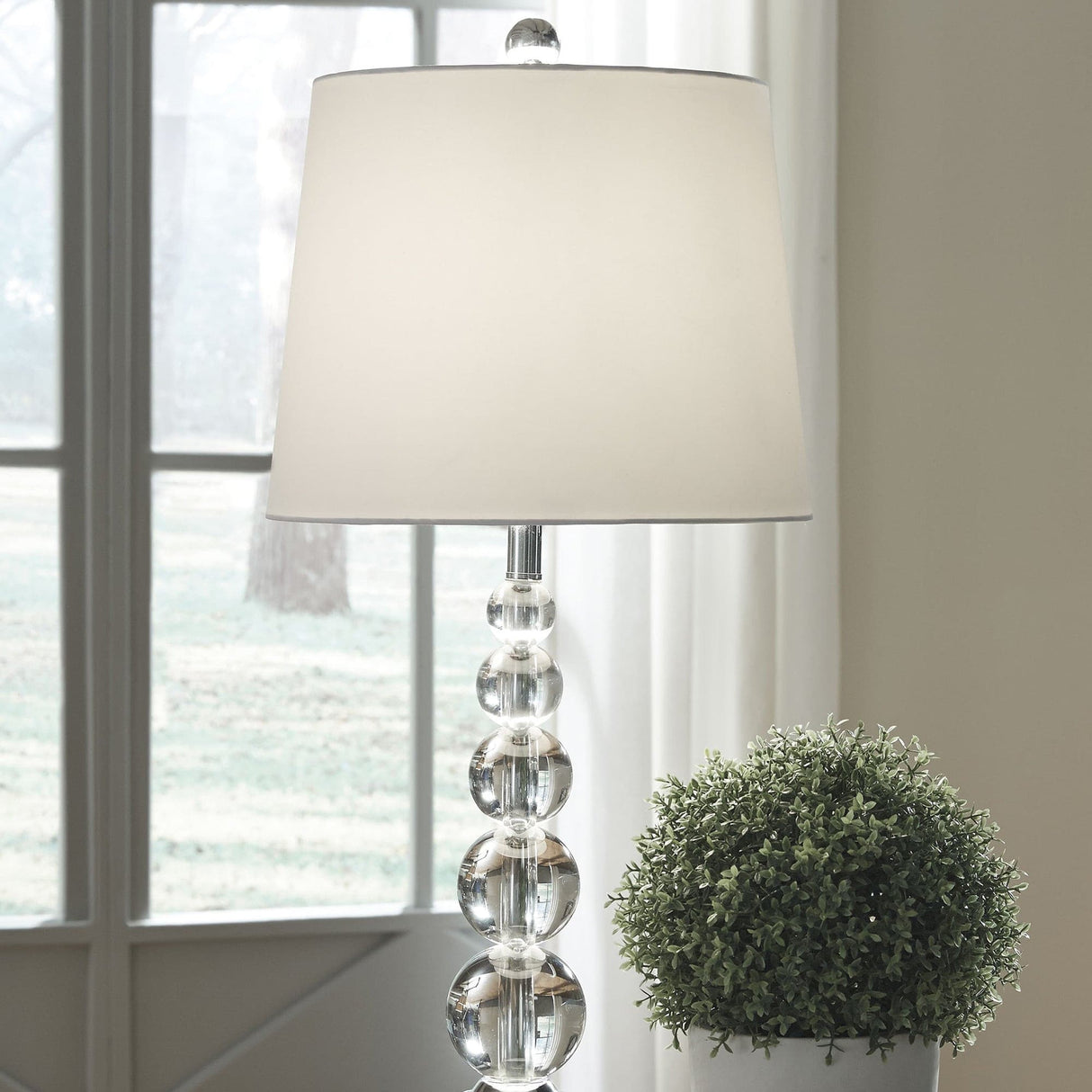 Crystal Table Lamp Stacked Globe Base Design - Product detail 13