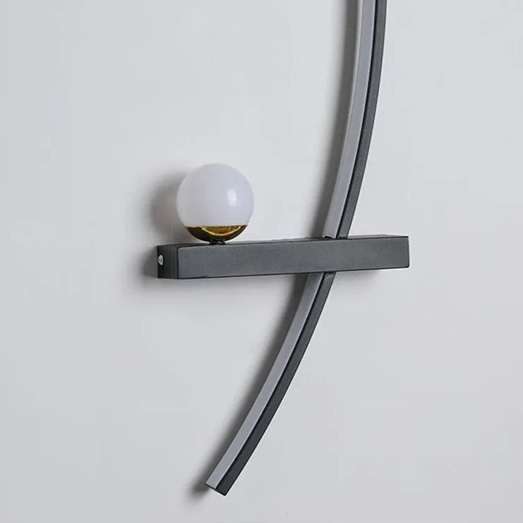Curved LED Wall Lamp Modern Minimalist Design - Product detail 4