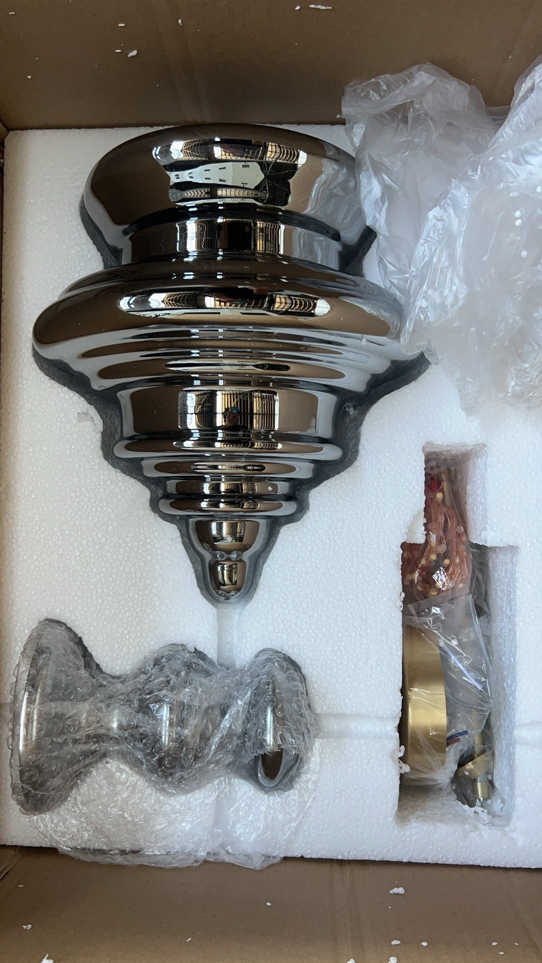 Modern Glass Pendant Light Smoked Grey LED Collection - Product detail 15