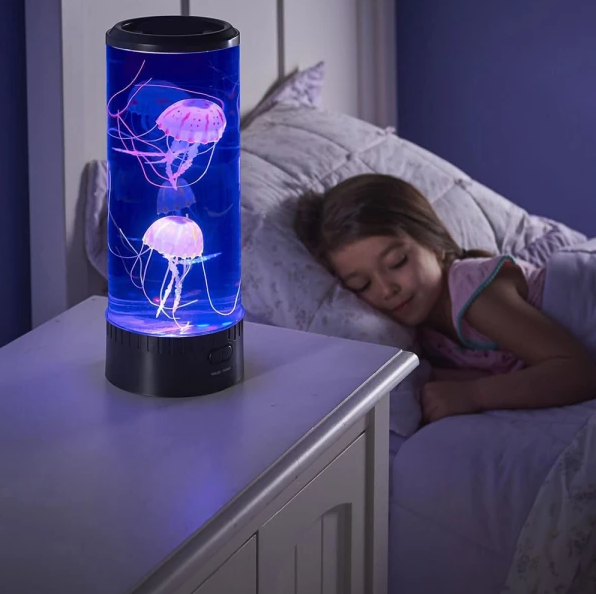 LED Jellyfish Night Light Color Changing Mood Lamp - Product showcase