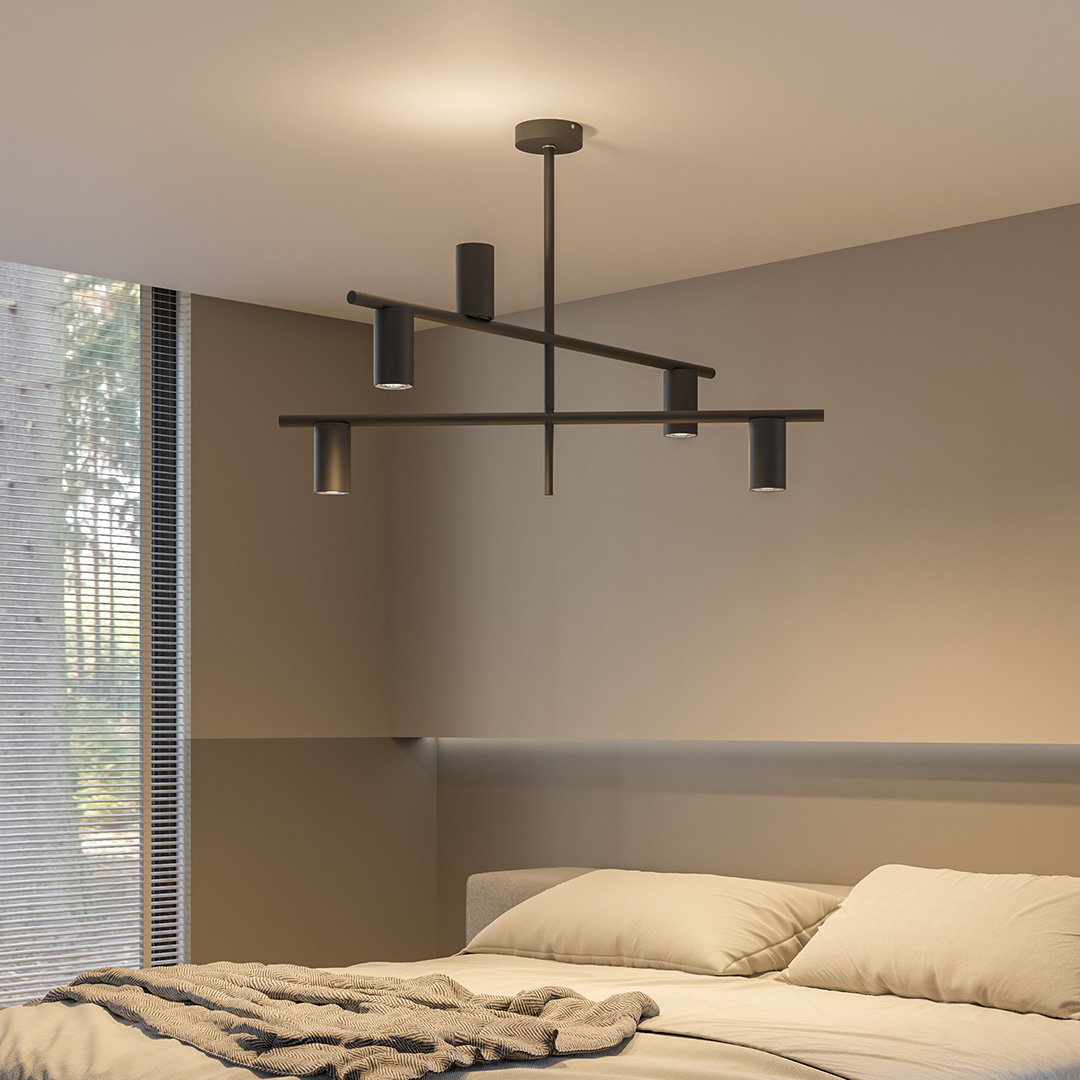 Modern LED Ceiling Light Asymmetrical Cylinder Design - Product showcase