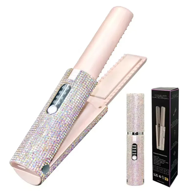 Rechargeable Hair Straightener  Cordless Dual Function Styling Tool - Product detail 11