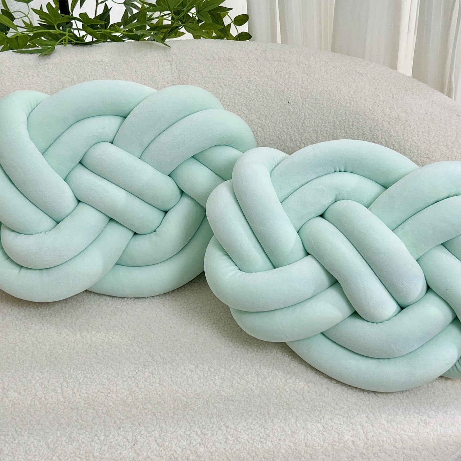 Decorative Knot Cushions  Plush Braided Design - Product detail 14