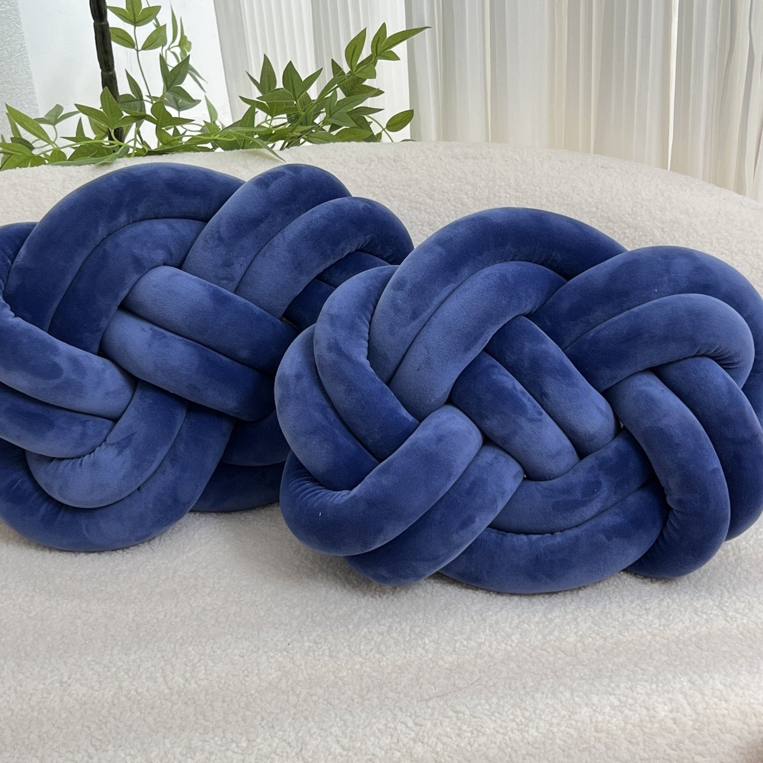 Decorative Knot Cushions  Plush Braided Design - Product detail 11