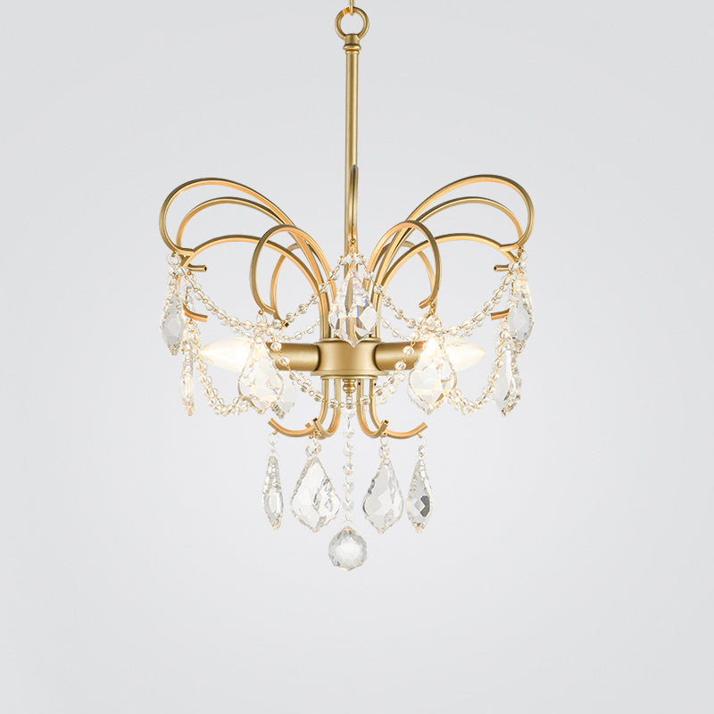Crystal Chandelier Brass Butterfly Design - Product detail 9