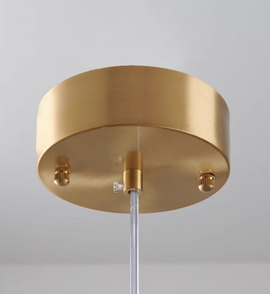 Modern Glass Pendant Light Smoked Grey LED Collection - Product detail 12