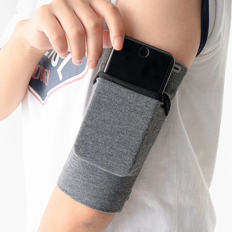 Sports Armband Phone Holder  Adjustable Running Band With Storage - Product detail 5