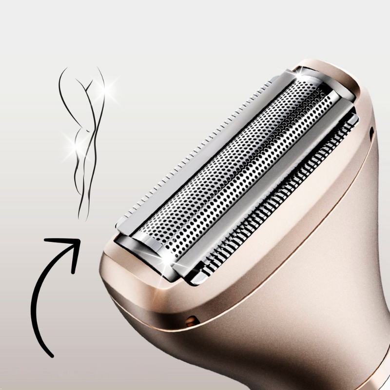 Electric Lady Shaver Dual Head Wet Dry Rechargeable - Detailed view
