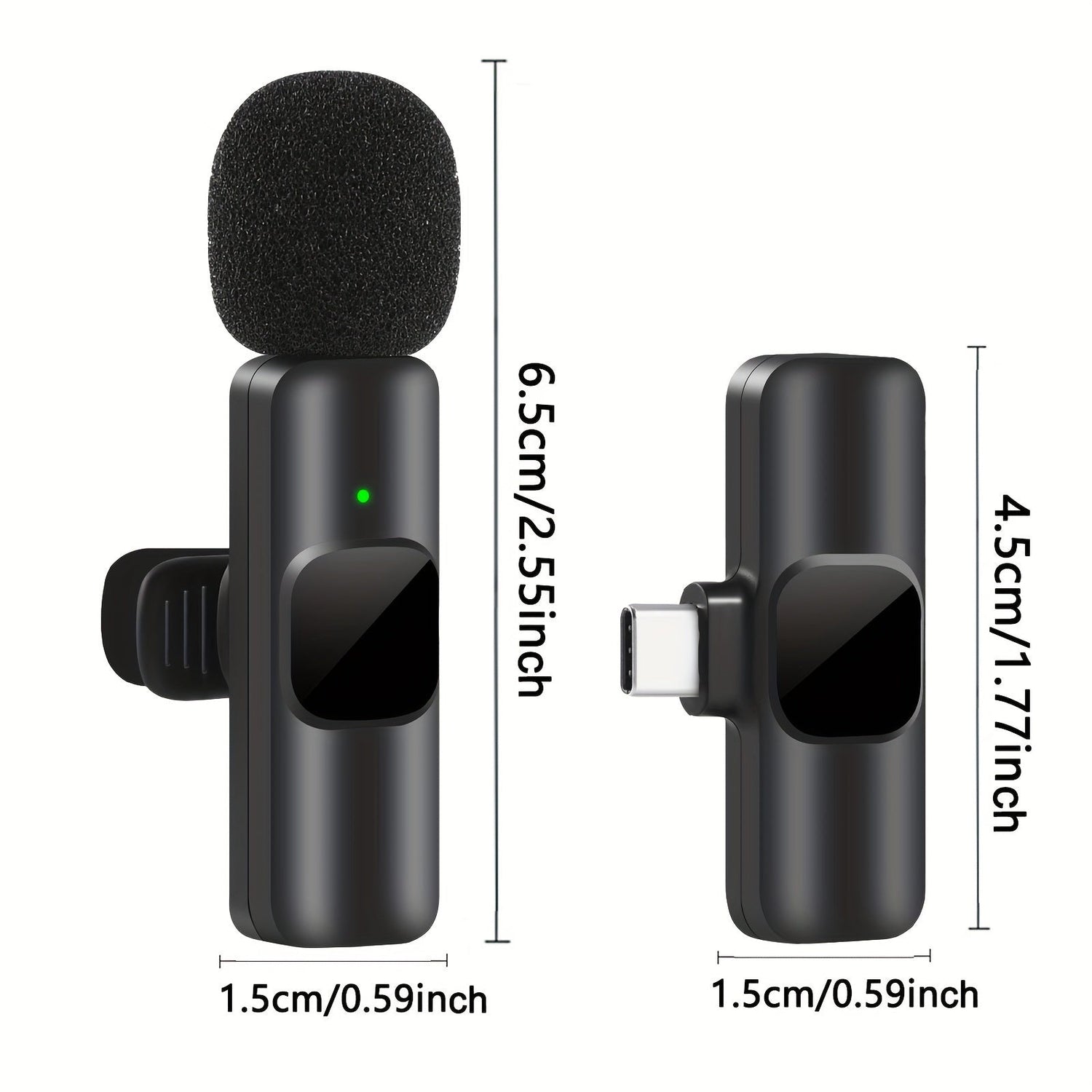 Professional Wireless Microphone  USB-C Lavalier for Content Creation - Product detail 5