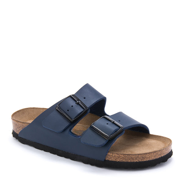 Orthopedic Suede Sandals  Double Buckle Comfort Design - Product example