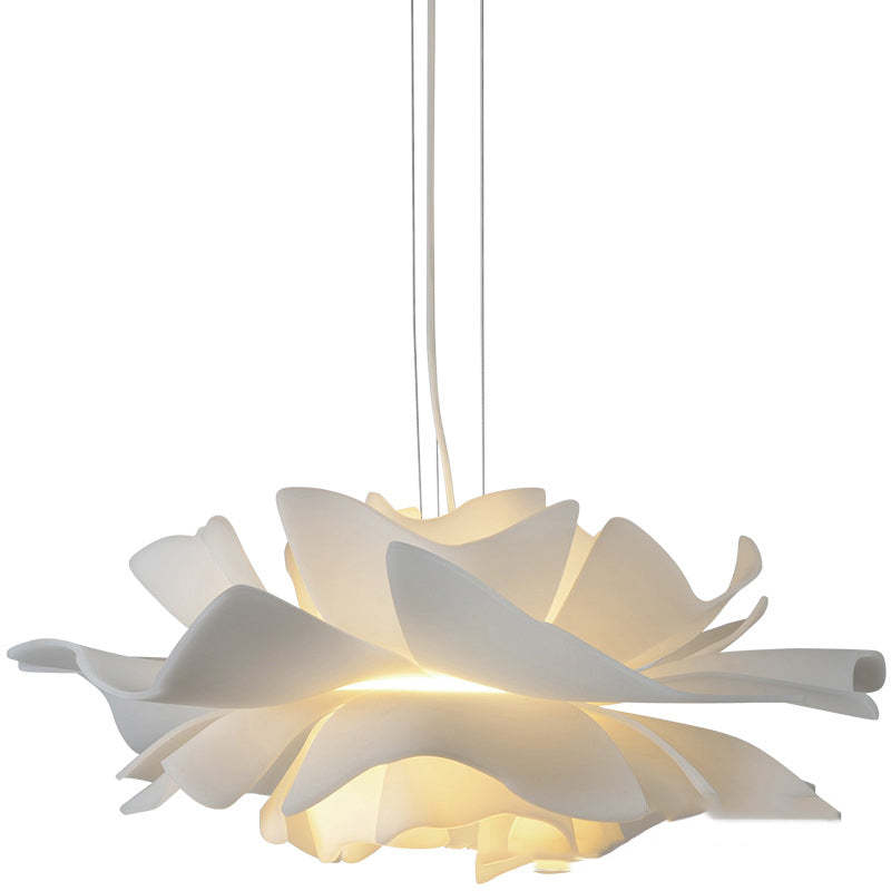 Modern Floral Pendant Light White Petal Design - Product detail 7