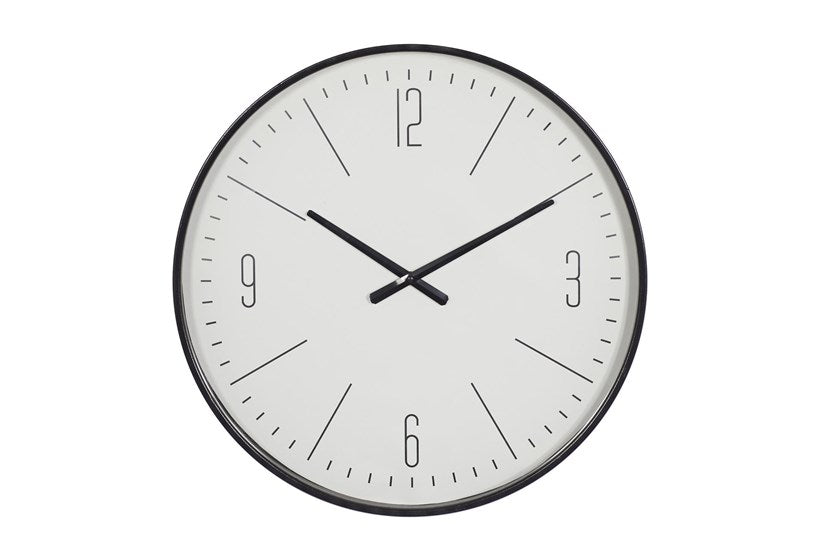 Modern Wall Clock  Black Glass Frame Design - Product detail 4