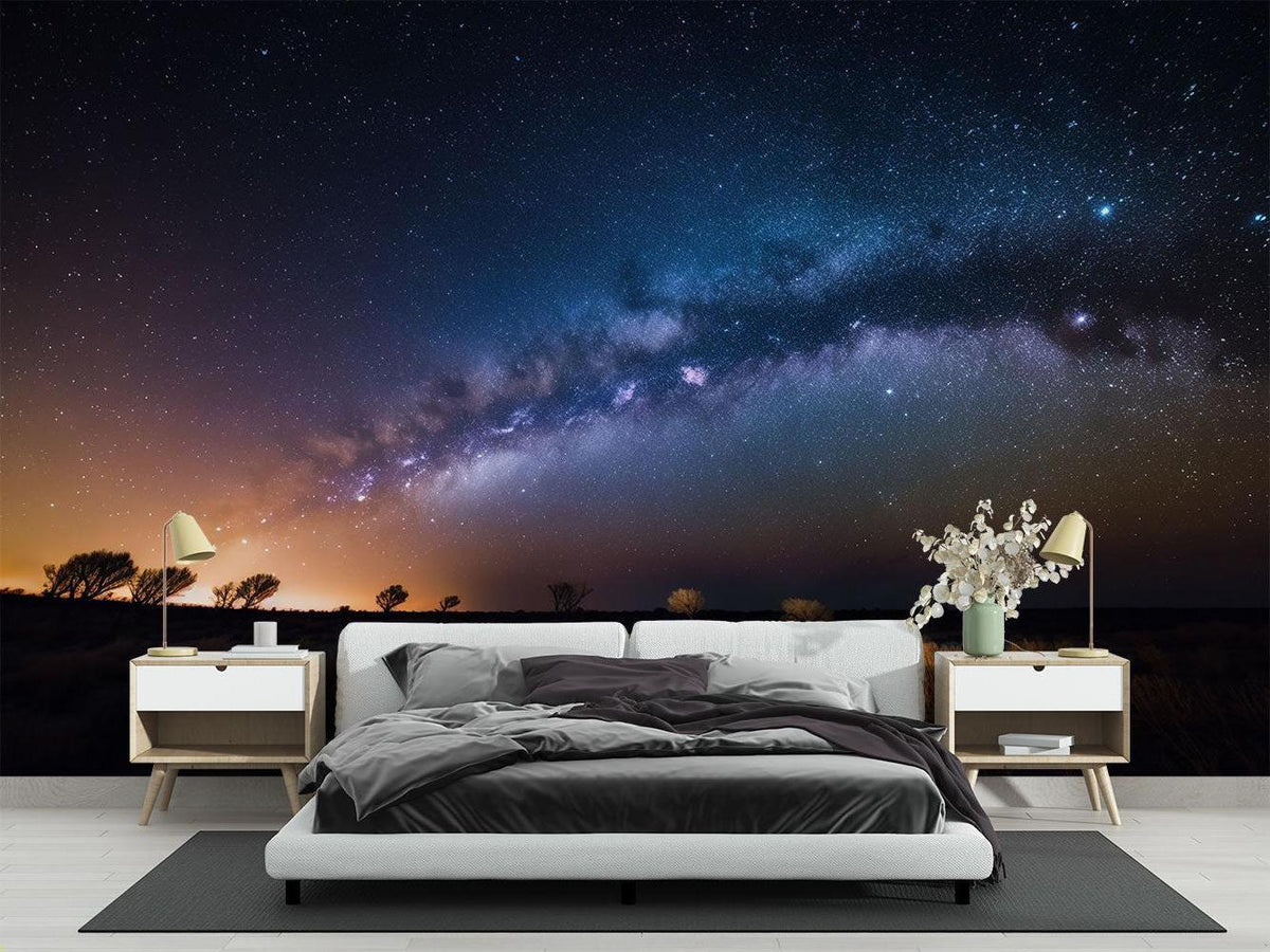 Galaxy Mural Wallpaper | Milky Way Night Sky Panorama