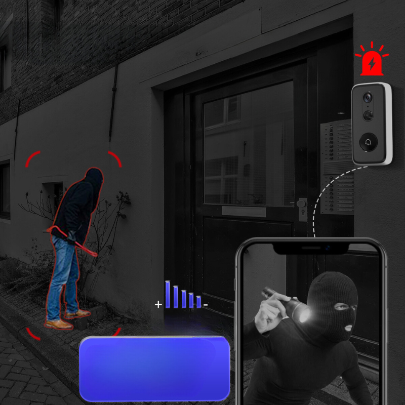 Smart Video Doorbell  3MP HD Camera with Two-Way Audio - Product example