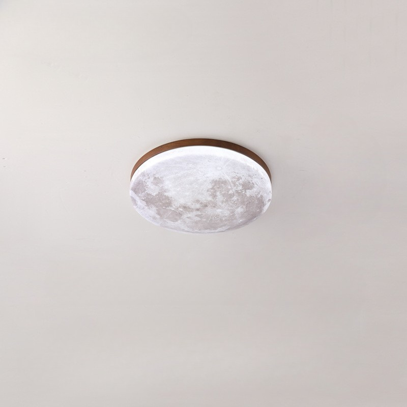 Modern LED Ceiling Light Natural Wood Frame Design - Product detail 5