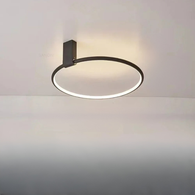 Modern LED Ceiling Light Circular Ring Design With Warm Glow - Product detail 7