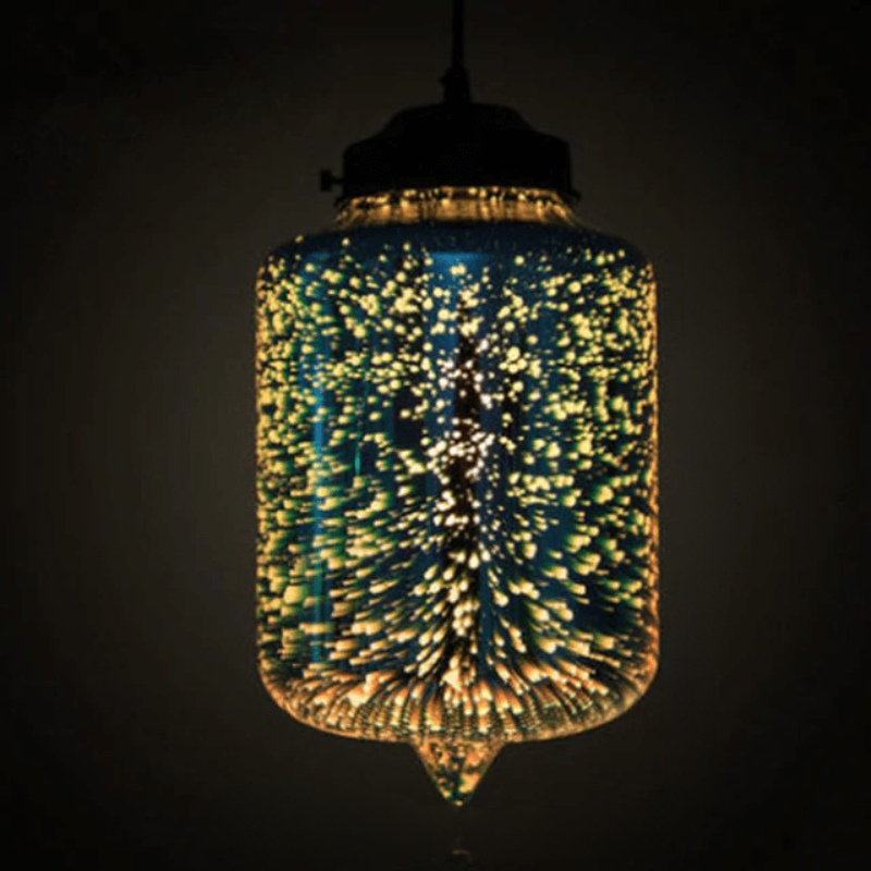 Modern Glass Pendant Light 3D Starlight Effect - Product detail 9