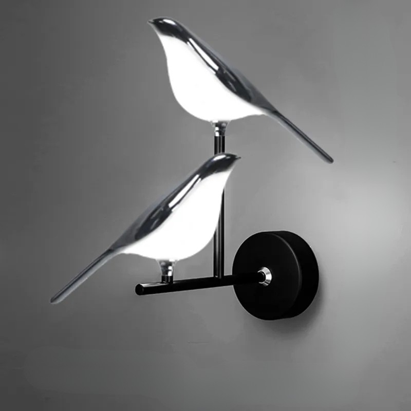 Bird Wall Lamp Gold Accent Modern LED Light - Product detail 19