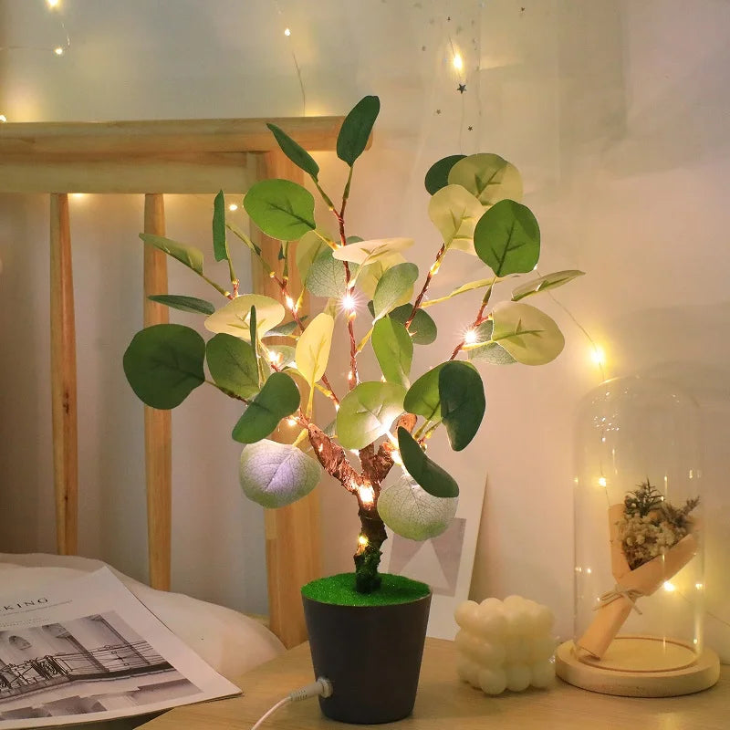 LED Branch Tree Light  Decorative Potted Illuminated Foliage - Product example