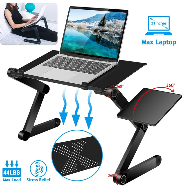 Ergonomic Laptop Stand  360 Adjustable Height Desktop Riser - Product detail 6