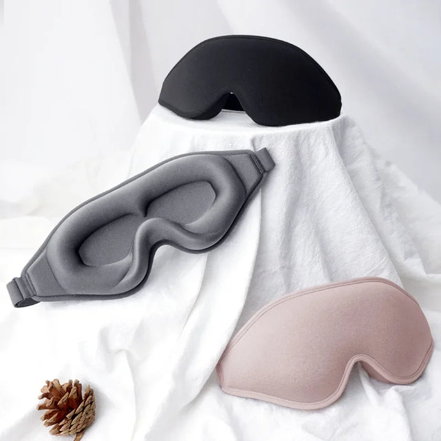 3D Memory Foam Sleep Mask  Ergonomic Light Blocking Design - Product showcase
