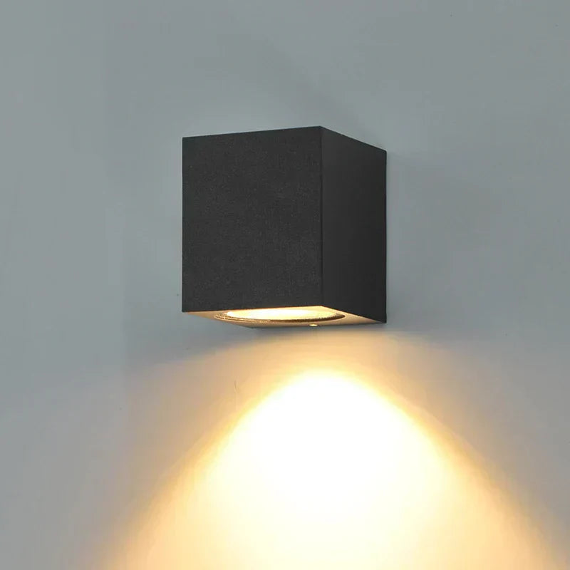 Modern LED Wall Light  Dual Beam Aluminum Sconce - Detailed view