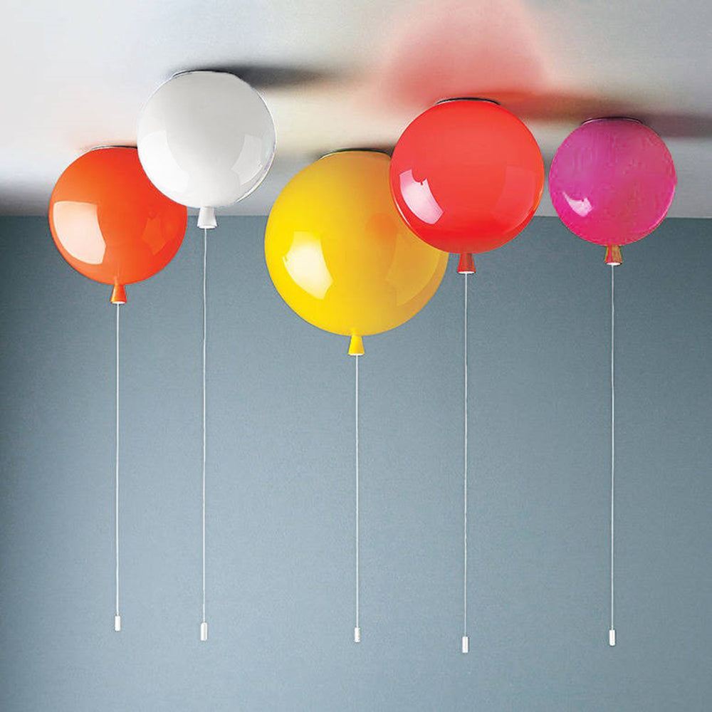 Balloon Ceiling Light Modern LED Multi-Color Design - Product example