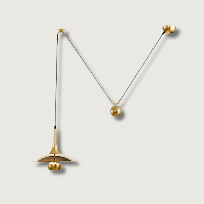 Modern Pendant Light Adjustable Chrome Swing Arm - Product detail 13