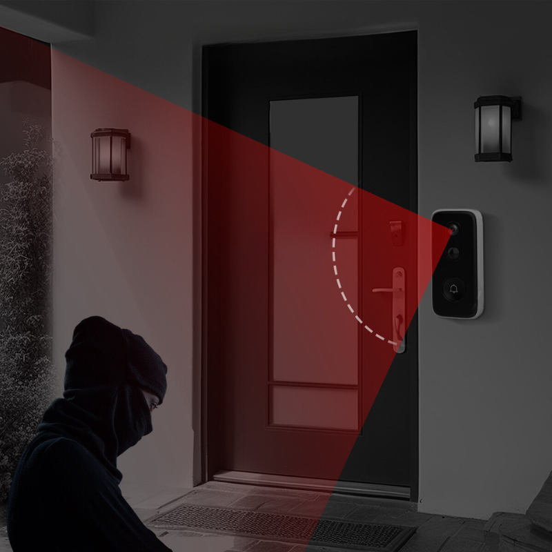 Smart Video Doorbell  3MP HD Camera with Two-Way Audio - Detailed view
