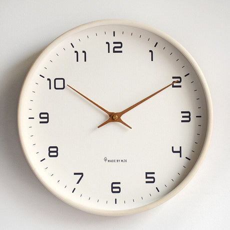 Minimalist Wall Clock  Natural Wood Frame Design - Product detail 5