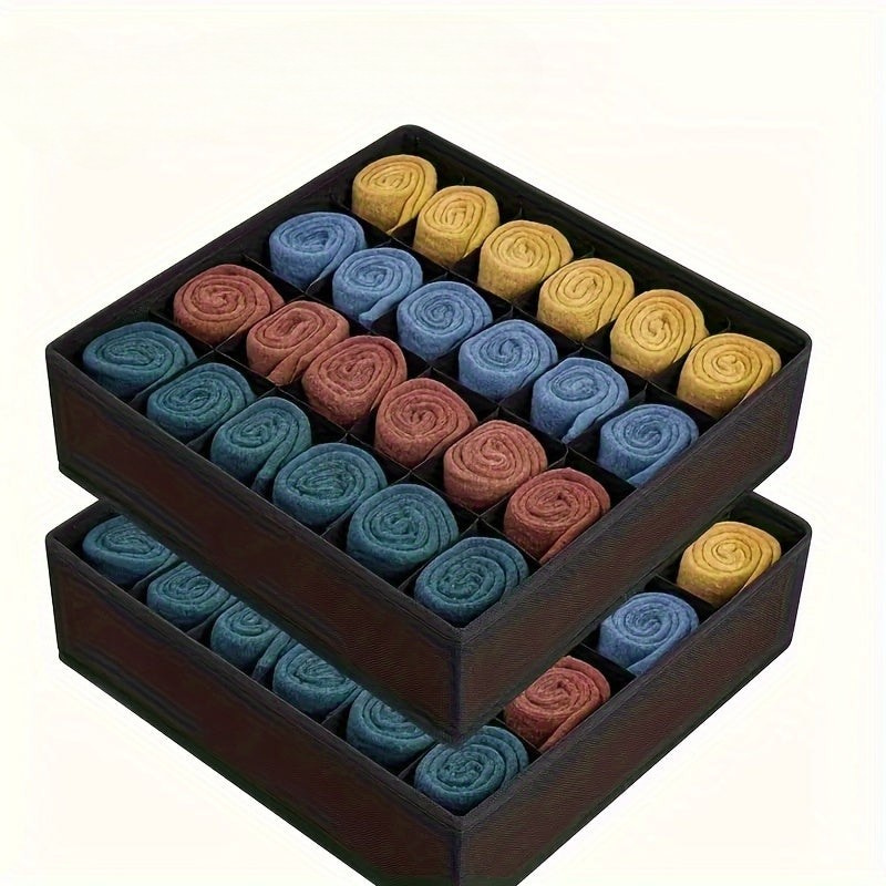 Drawer Organizer Set  24-Compartment Collapsible Storage Bins - Product detail 8