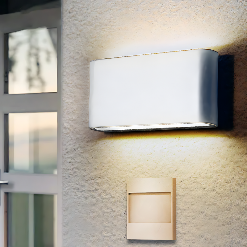 Modern Outdoor Wall Light Waterproof LED Black Aluminum - Product detail 9