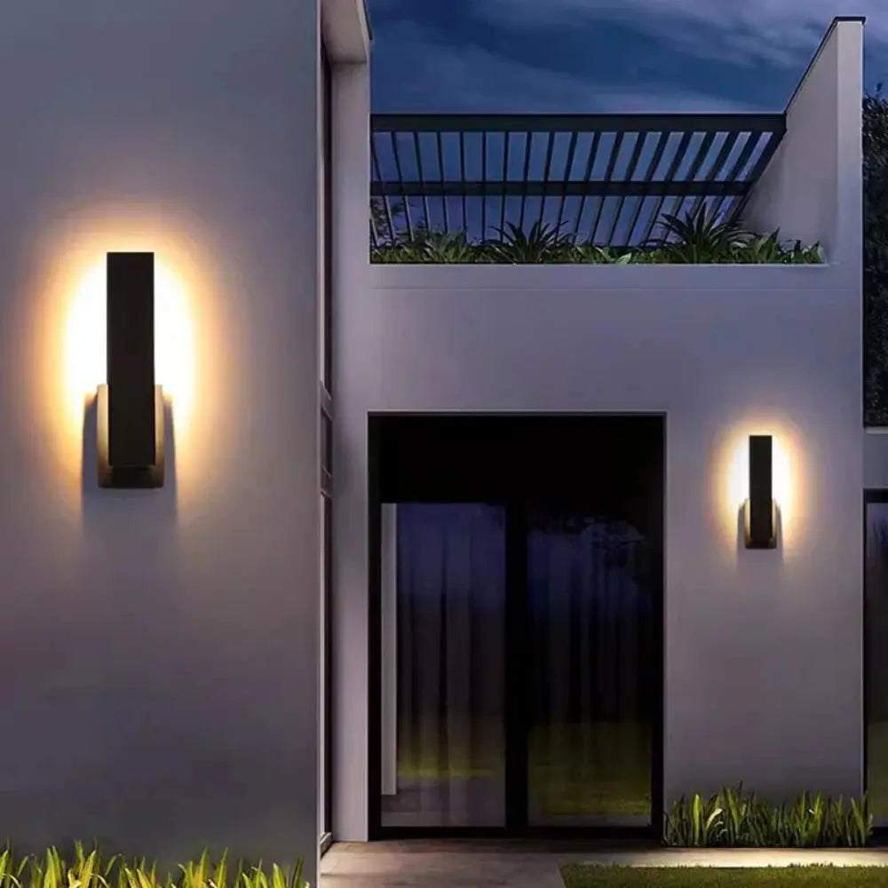 Modern Outdoor Wall Light Minimalist LED Sconce - Product example