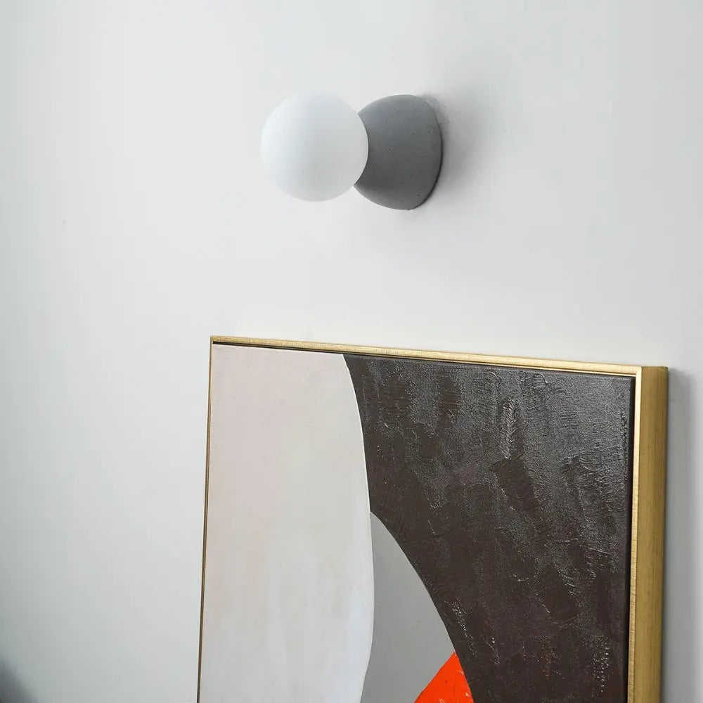 Modern Wall Light Minimalist Globe Sconce Design - Product detail 4