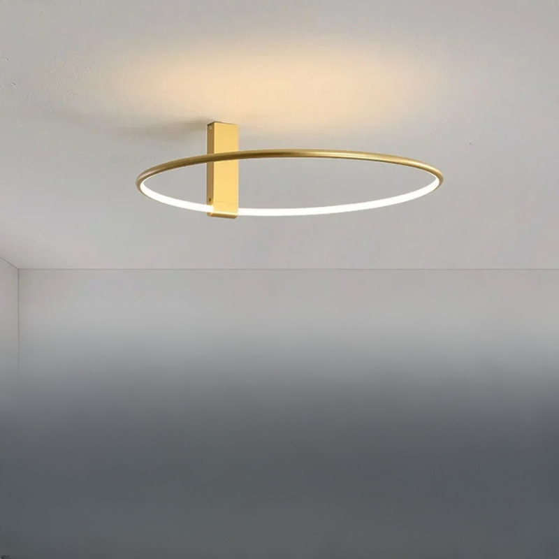 Modern LED Ceiling Light Circular Ring Design With Warm Glow - Product detail 8