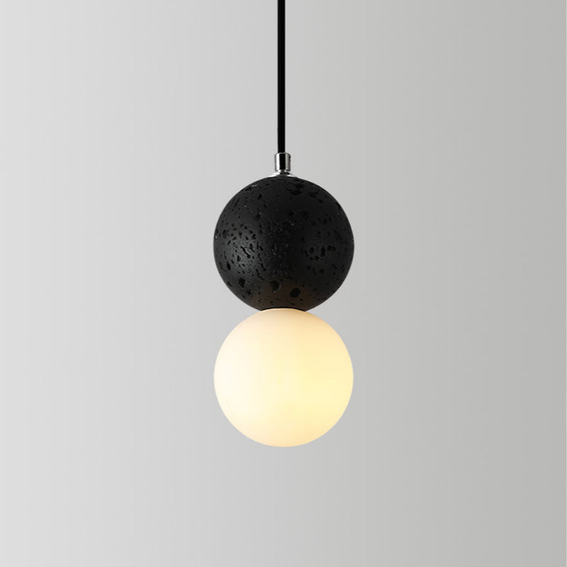 Modern Pendant Light Terrazzo Globe Glass Shade - Product detail 11