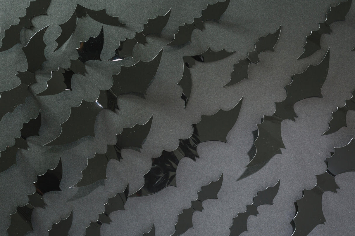 Modern black 3D leaf pattern design file showing intricate detail and texture