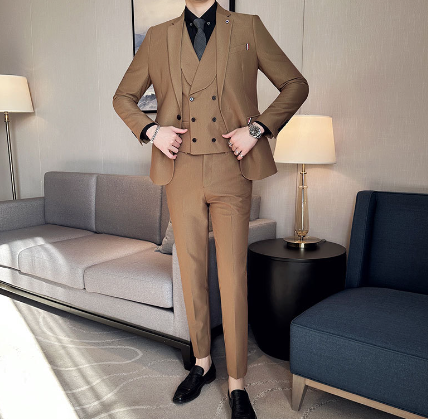 Classic Three Piece Suit Slim Fit Tailored Design - Product detail 8